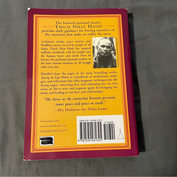 Taming the Tiger Within Author Thich Nhat  Hanh - Picture 5 of 6